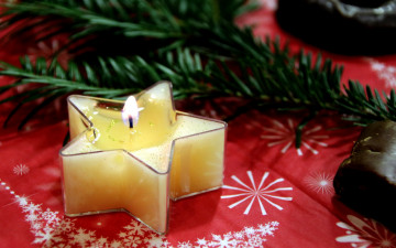 Картинка праздничные новогодние+свечи свеча ветка огонек