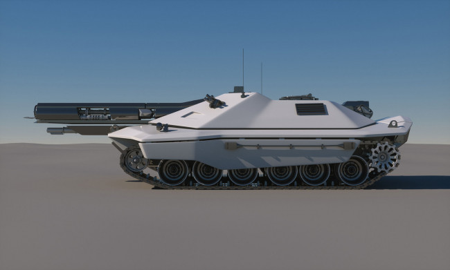 Обои картинки фото sci-fi future tank concept, техника, 3d, tank, concept, sci-fi, future