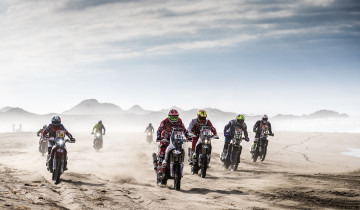 обоя спорт, мотокросс, ралли, пустыня, мотоцикл, песок, париж, дакар, гонки