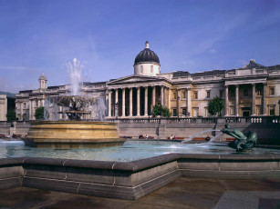 Картинка national gallery uk города лондон великобритания