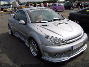 обоя peugeot, 206cc, автомобили