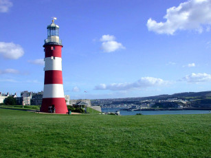 Картинка plymouth uk природа маяки