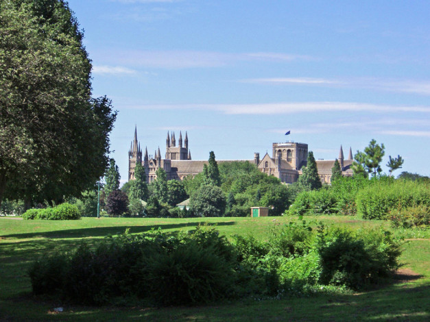 Обои картинки фото peterborough, uk, города, дворцы, замки, крепости