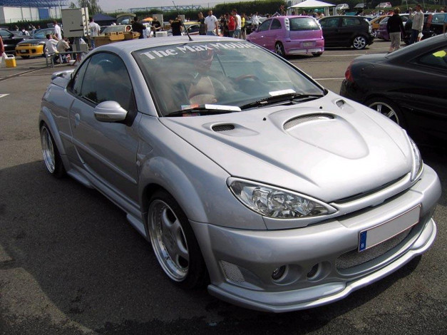 Обои картинки фото peugeot, 206cc, автомобили