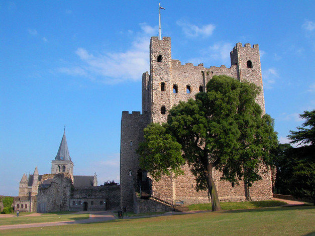 Обои картинки фото rochester, uk, города, дворцы, замки, крепости