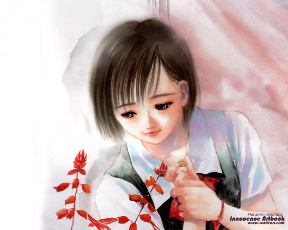 Обои картинки фото аниме, haruhiko, mikimoto, artbook