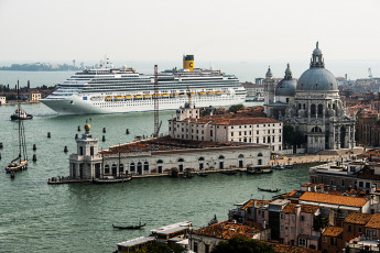 Картинка города венеция италия лайнер собор