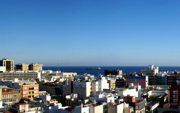 Картинка испания канарские ва лас пальмас де гран канария города панорамы панорама