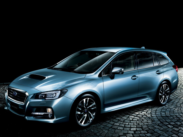 Обои картинки фото автомобили, subaru, levorg, синий, 2013