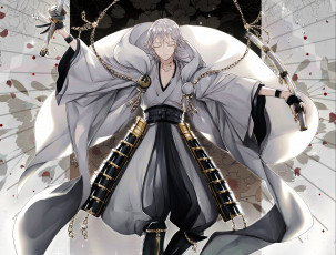 Картинка аниме touken+ranbu tsurumaru kuninaga