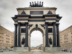 Картинка триумфальная+арка города москва+ россия москва триумфальная арка архитектор+осип+бове кутузовский+проспект победа+в+отечественной+войне+1812+года
