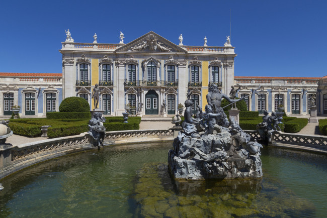 Обои картинки фото palacio nacional de queluz, города, - дворцы,  замки,  крепости, дворец