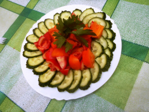 Картинка еда салаты +закуски огурцы томаты помидоры