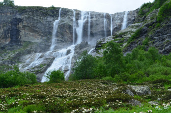 Картинка софийские+водопады природа водопады софийские северный кавказ горы россия