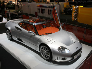 Картинка spyker c8 double12 supercharged автомобили выставки уличные фото