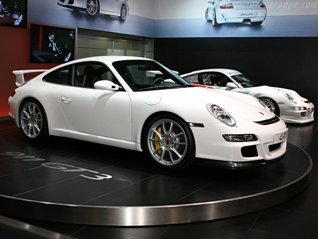 Обои картинки фото porsche, 997, gt3, автомобили