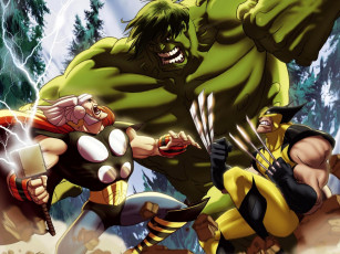 Картинка hulk vs мультфильмы unknown разное