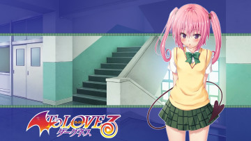 Картинка аниме to love ru девушка