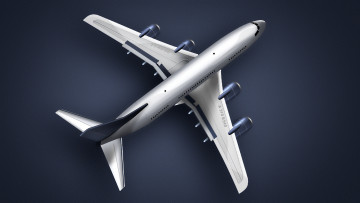 Картинка авиация 3д рисованые graphic боинг а310 самолет