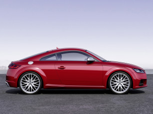 Картинка автомобили audi tts красный 2014 coupе