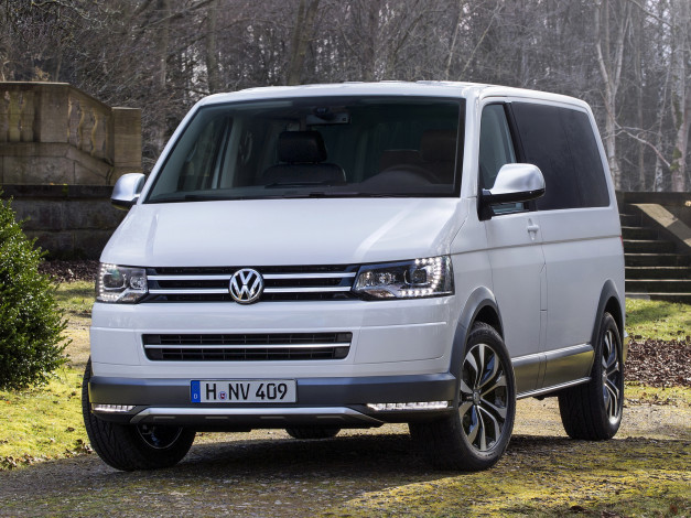 Обои картинки фото автомобили, volkswagen, multivan, 2014, t5, concept, alltrack