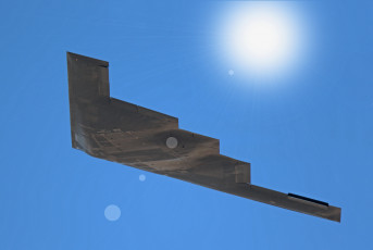 Картинка авиация боевые+самолёты полет бомбардировщик стратегический малозаметный тяжёлый b-2b spirit