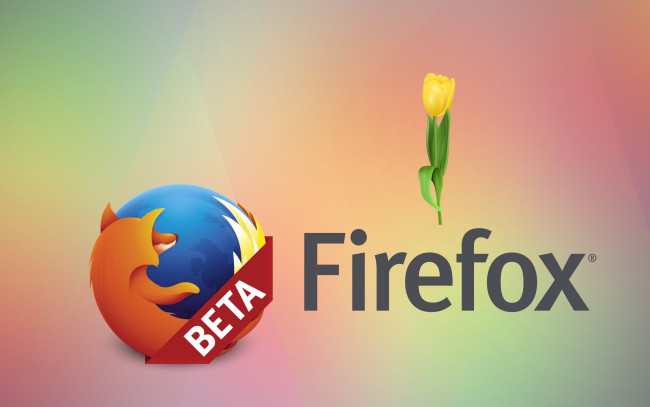 Обои картинки фото компьютеры, mozilla firefox, фон, цветы, лепестки, логотип, тюльпаны