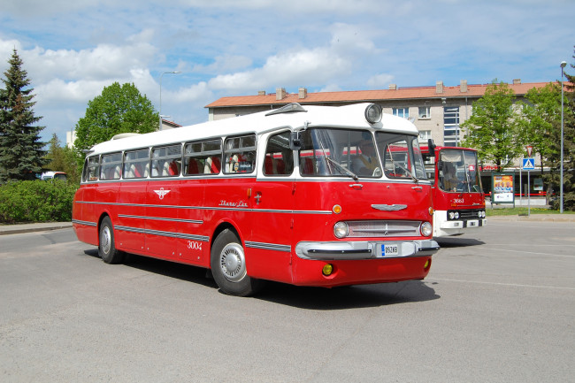 Обои картинки фото ikarus, автомобили, автобусы, икарус, 55, люкс, ретро, lux