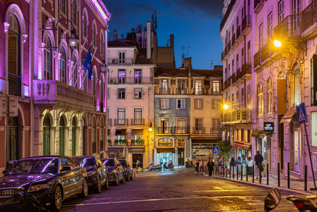Обои картинки фото bairro alto, города, лиссабон , португалия, bairro, alto