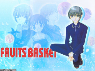 обоя аниме, fruits, basket