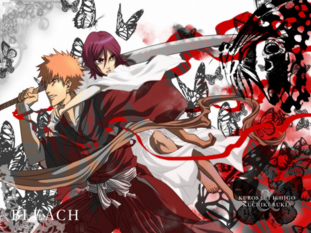 Обои картинки фото аниме, bleach