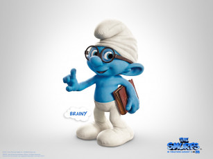 обоя the, smurfs, мультфильмы