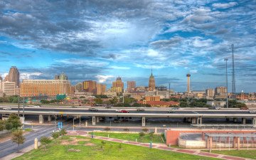 Картинка города панорамы сан-антонио техас