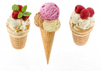Картинка еда мороженое десерты стаканчик рожок
