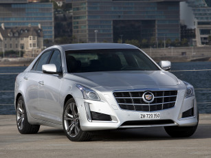 обоя автомобили, cadillac, 2014, светлый, eu-spec, cts