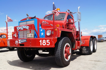 Картинка 1966+mack+truck+model+b-815 автомобили mack сша грузовики тяжелые inc trucks