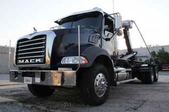 Картинка mack+granite автомобили mack сша грузовики тяжелые inc trucks