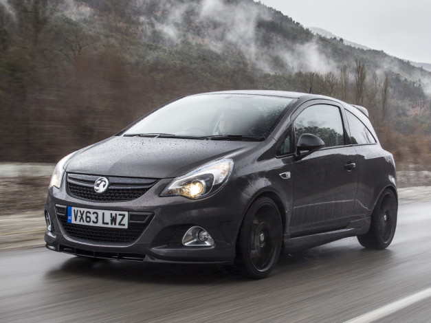 Обои картинки фото автомобили, vauxhall, clubsport, темный, 2014, d, vxr, corsa