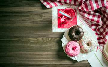 Картинка еда хлеб +выпечка donuts пончики