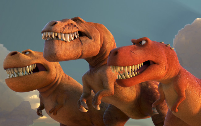 Обои картинки фото мультфильмы, the good dinosaur, динозавры