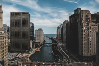 Картинка города Чикаго+ сша usa мичиган небоскребы chicago иллиноис город Чикаго
