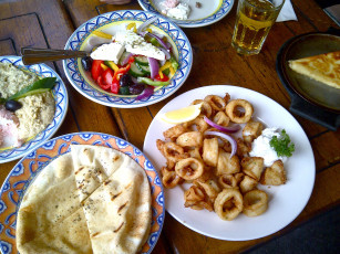 Картинка еда разное греческая кухня