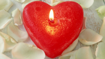Картинка разное свечи свеча сердечко лепестки