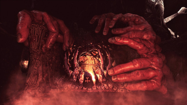 Обои картинки фото видео игры, agony, руки, ад
