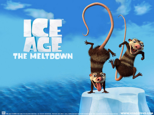 Обои картинки фото мультфильмы, ice, age, the, meltdown