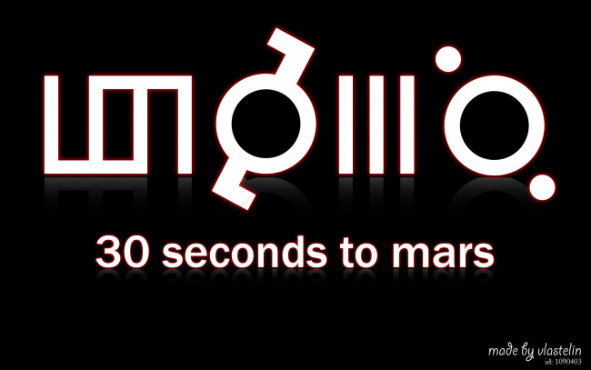 Обои картинки фото 30, seconds, to, mars, музыка