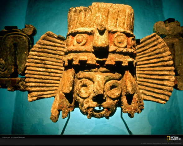 Обои картинки фото ацтекский, бог, дождя, разное, маски, карнавальные, костюмы