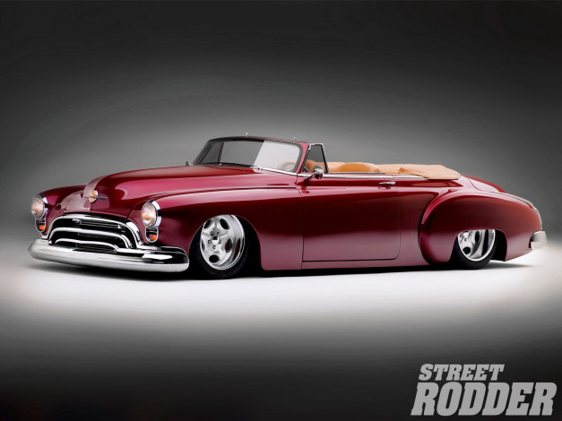 Обои картинки фото 1949, oldsmobile, futuramic, 88, автомобили, custom, classic, car