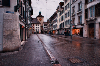 Картинка города улицы площади набережные золотурн швейцария