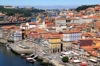 Картинка города панорамы порту португалия